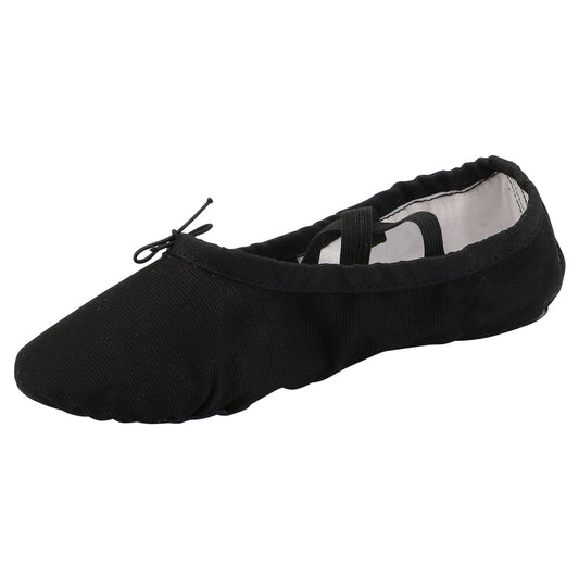 Women Canvas Ballet Slippers Dance Shoes Adult Practice Yoga Flat Belly Shoes