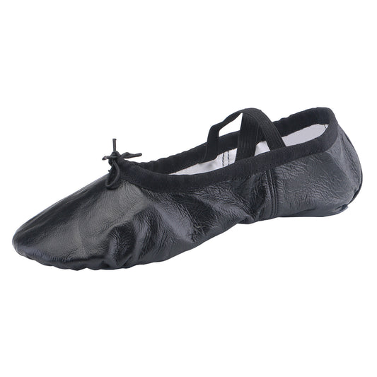 missfiona Leather Ballet Shoes for Women Split Sole Ballroom Slipper Dance Practice Flat