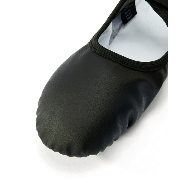 Ballet Soft PU Leather Dance Shoes No-Tie Ballerina Slippers for Women Yoga Shoes