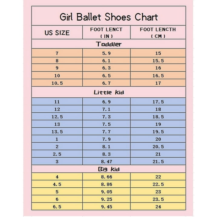 Missfiona Girl Ballet Dance Shoes Soft Leather Ballet Slippers For Toddler/Little Kid/Big Kid