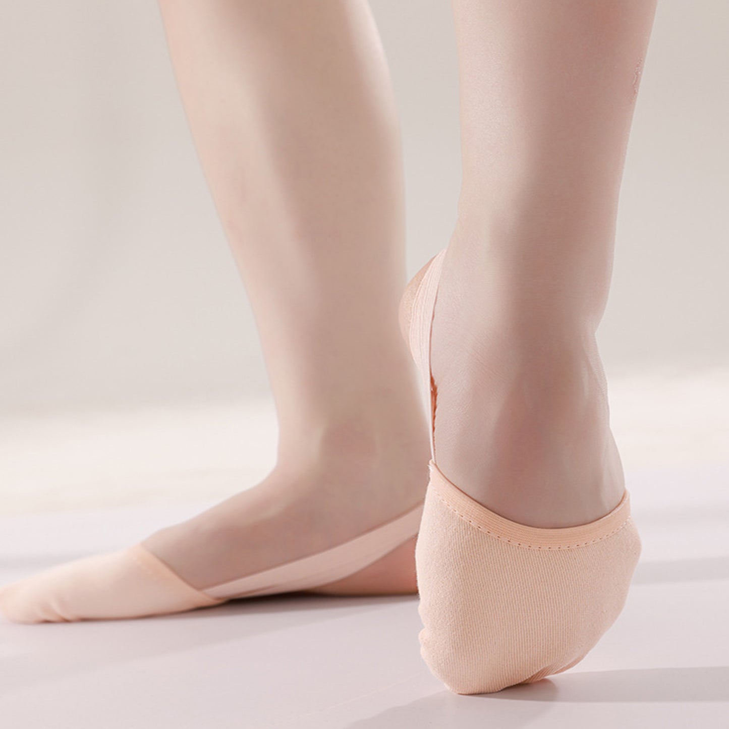 Missfiona Canvas Half Soles Lyrical Shoes for Girls Womens Pirouette Contemporary Turners Dance Shoes