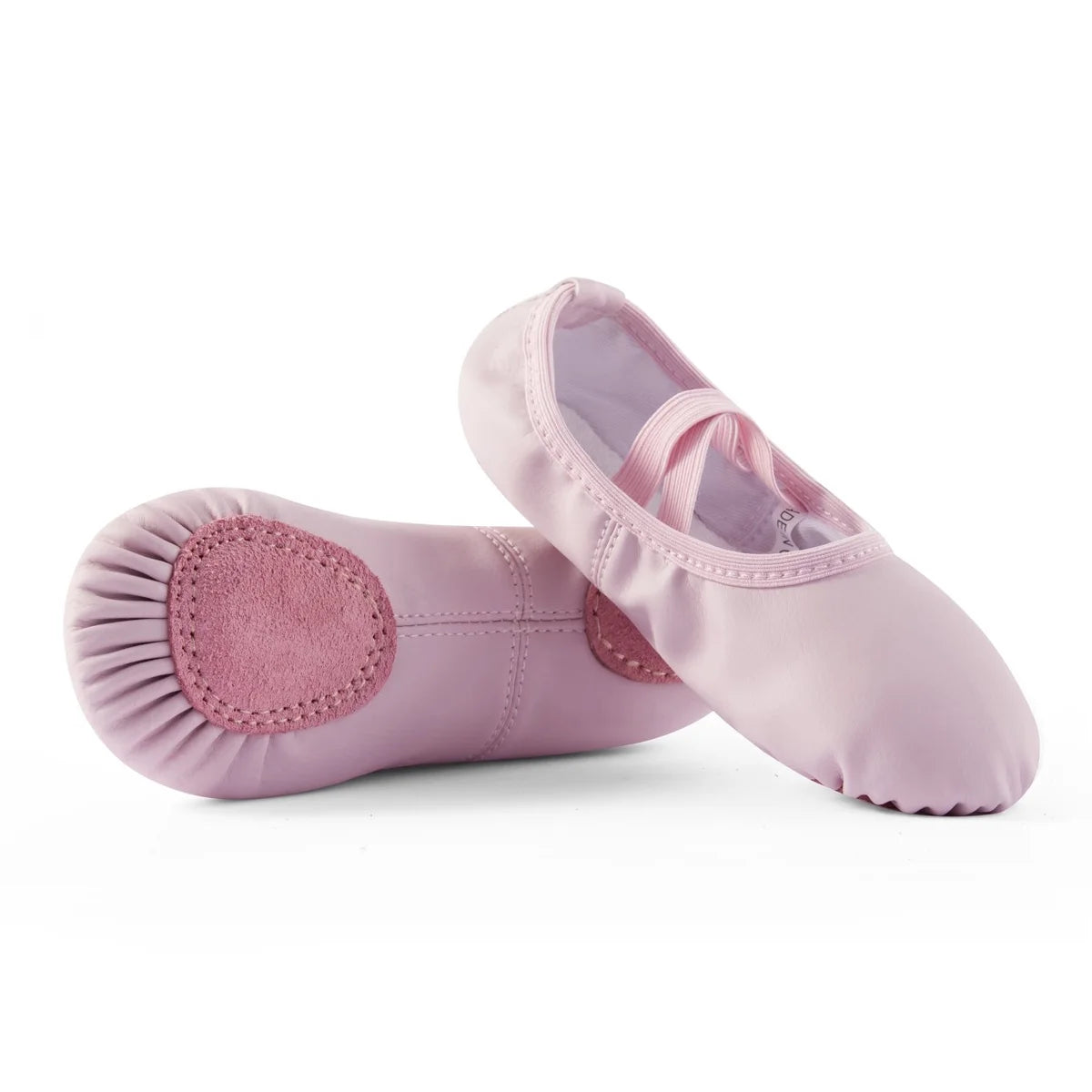 Missfiona Girl Ballet Dance Shoes Soft Leather Ballet Slippers For Toddler/Little Kid/Big Kid