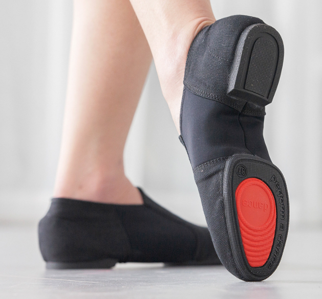 missfiona Canvas Upper Slip-on Jazz Shoes for Women Modern Dance Practice Boots