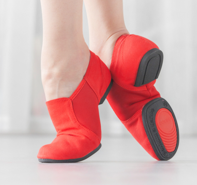missfiona Canvas Upper Slip-on Jazz Shoes for Women Modern Dance Practice Boots