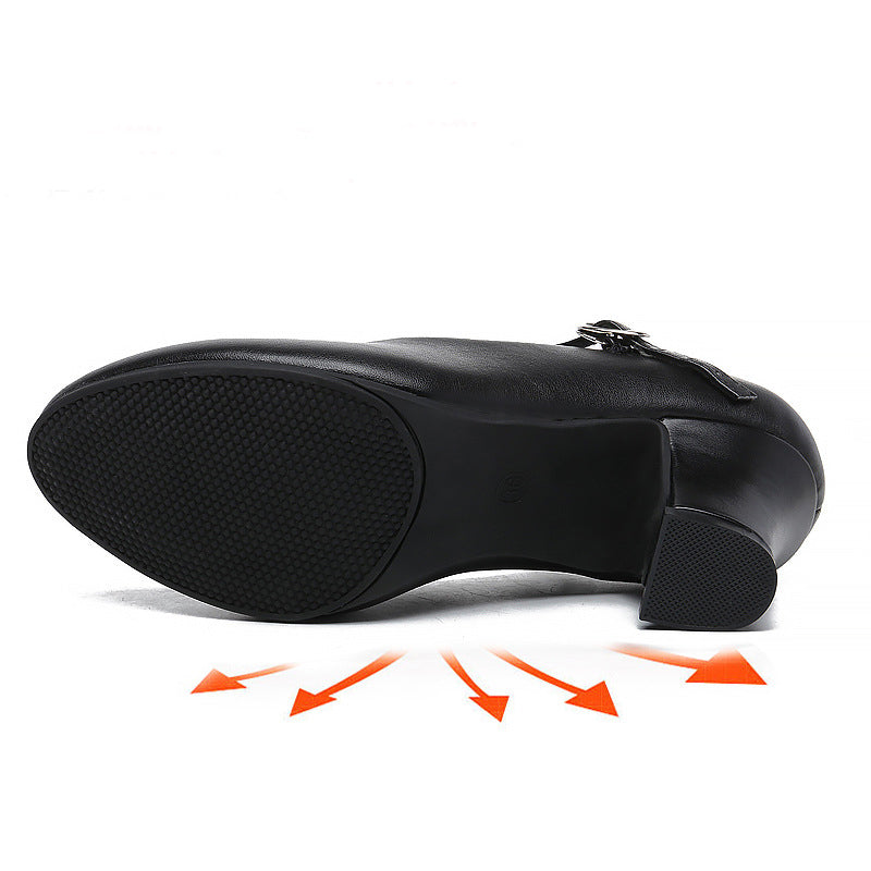 missfiona Character Shoes for Womens 2" Ankle Strap Dancing Heels for Salsa Tango Flamenco Latin