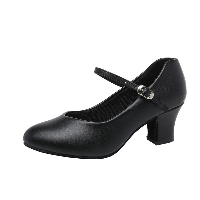 missfiona Character Shoes for Womens 2" Ankle Strap Dancing Heels for Salsa Tango Flamenco Latin