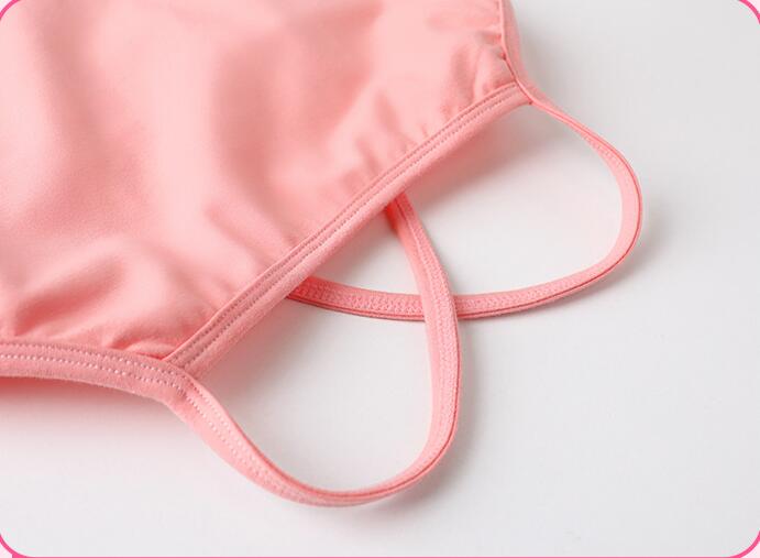 Girls Camisole Ballet Dance Dress Leotard Cotton Kids Layered Skirt Gymnastic Activewear