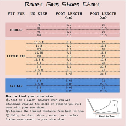 Missfiona Girls Ballet Shoes Canvas No-Tie Ballet Slippers Dance Shoes for Toddler/Little Kid/Big Kid/Boy