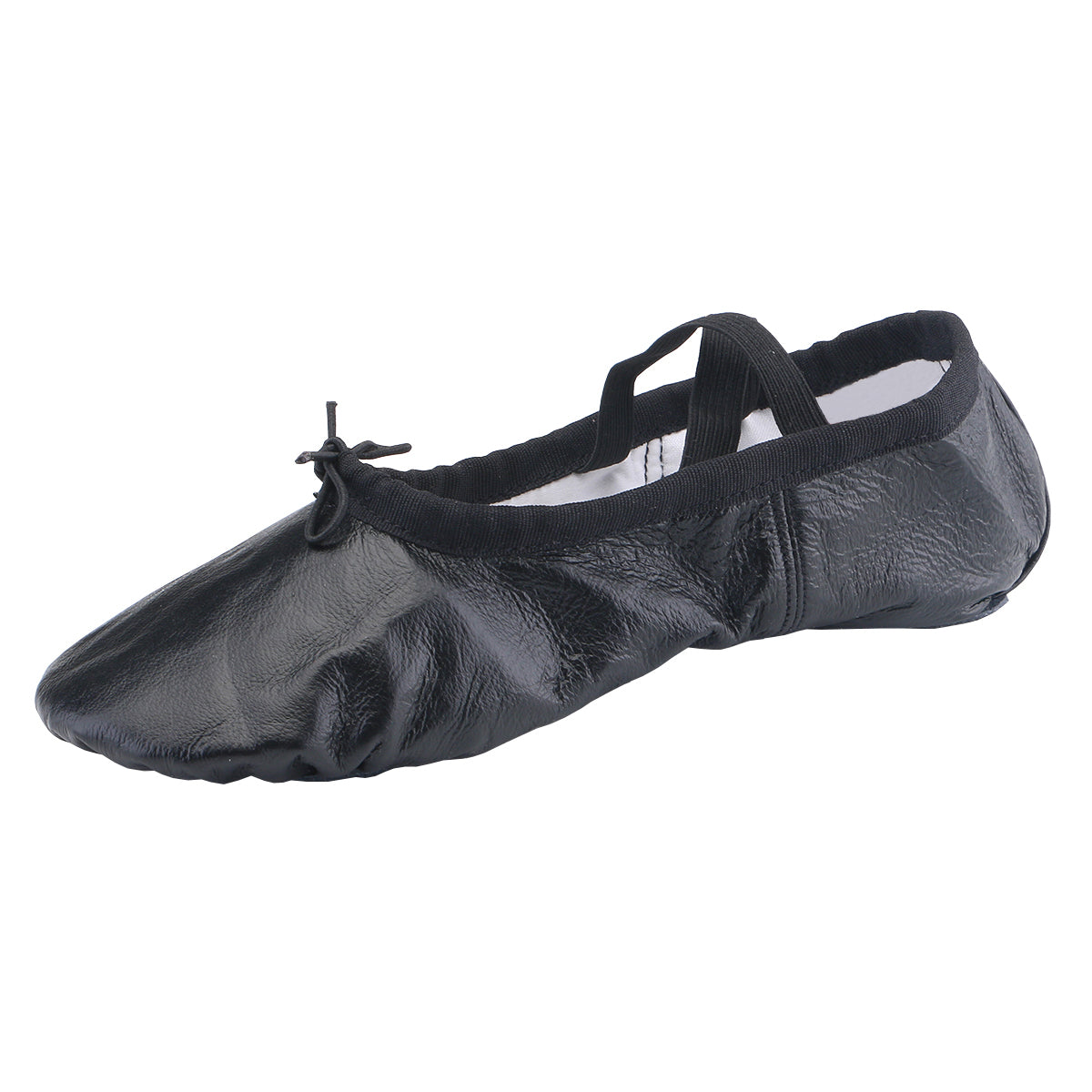 missfiona Leather Ballet Shoes for Women Split Sole Ballroom Slipper Dance Practice Flat