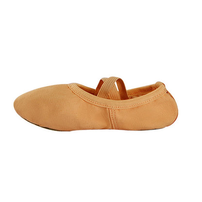 Missfiona Girls Ballet Shoes Canvas No-Tie Ballet Slippers Dance Shoes for Toddler/Little Kid/Big Kid/Boy