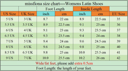 Women's Glitter Latin Ballroom Dance Shoes Pointed-Toe Y Strap Dancing Heels