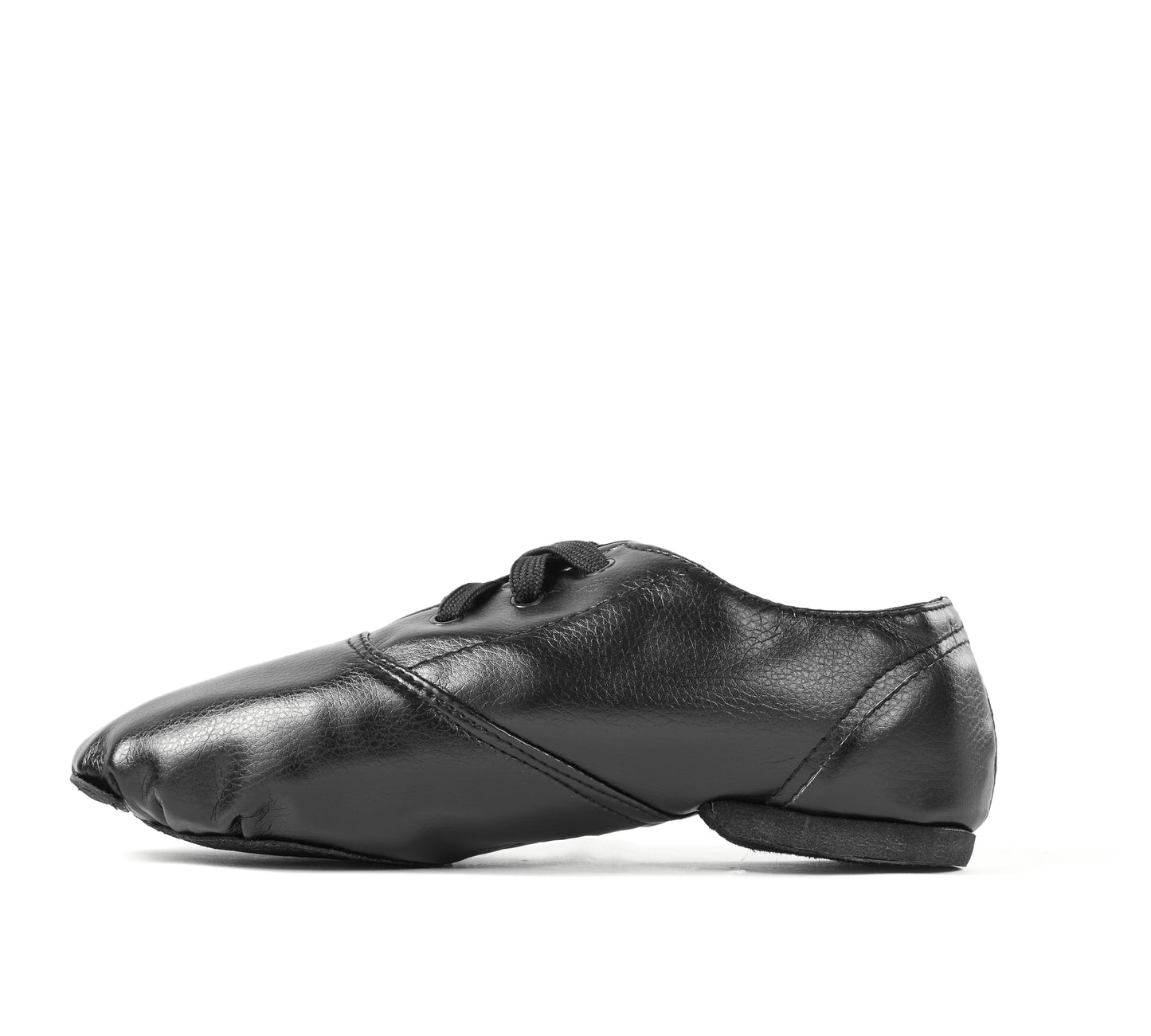 missfiona Lace Up Jazz Oxford Shoes Dance Boots PU Leather Ballroom Dance Sneaker for  Womens/Mens/Kids