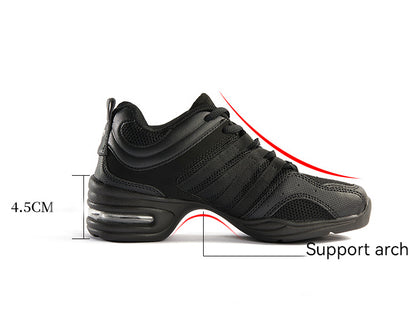 missfiona Women's Jazz Dance Sneaker Split Sole Air Cushion Zumba Dance Walking Shoes