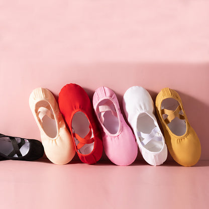 missfiona Ballet Shoes for Girls/Toddlers/Kids/Womens Canvas Ballerina Ballet Slippers for Dancing