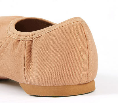 missfiona Stretch Canvas Jazz Boots Dance Shoes Kids Adult Slip On Ballroom Dance Flats
