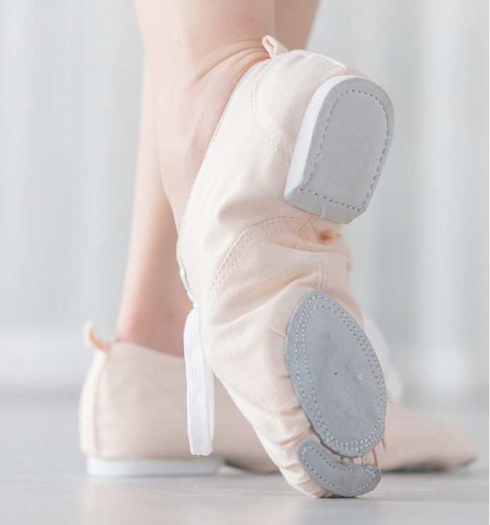 missfiona Low Cut Jazz Ankle Boots for Women Kids Lace Up Canvas Dance Shoes with Leathe Sole