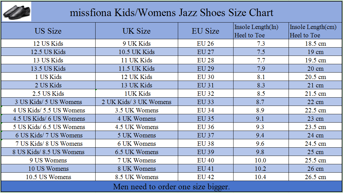missfiona Leather Jazz Shoes Womens Slip On Dance Boots Ballroom Flat for Kids/Men
