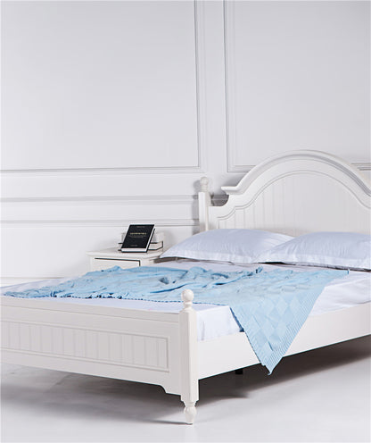 Soft Plaid Pattern Throw Blanket Bed Home Decorative Cotton Knitted Blankets for Couch Sofa